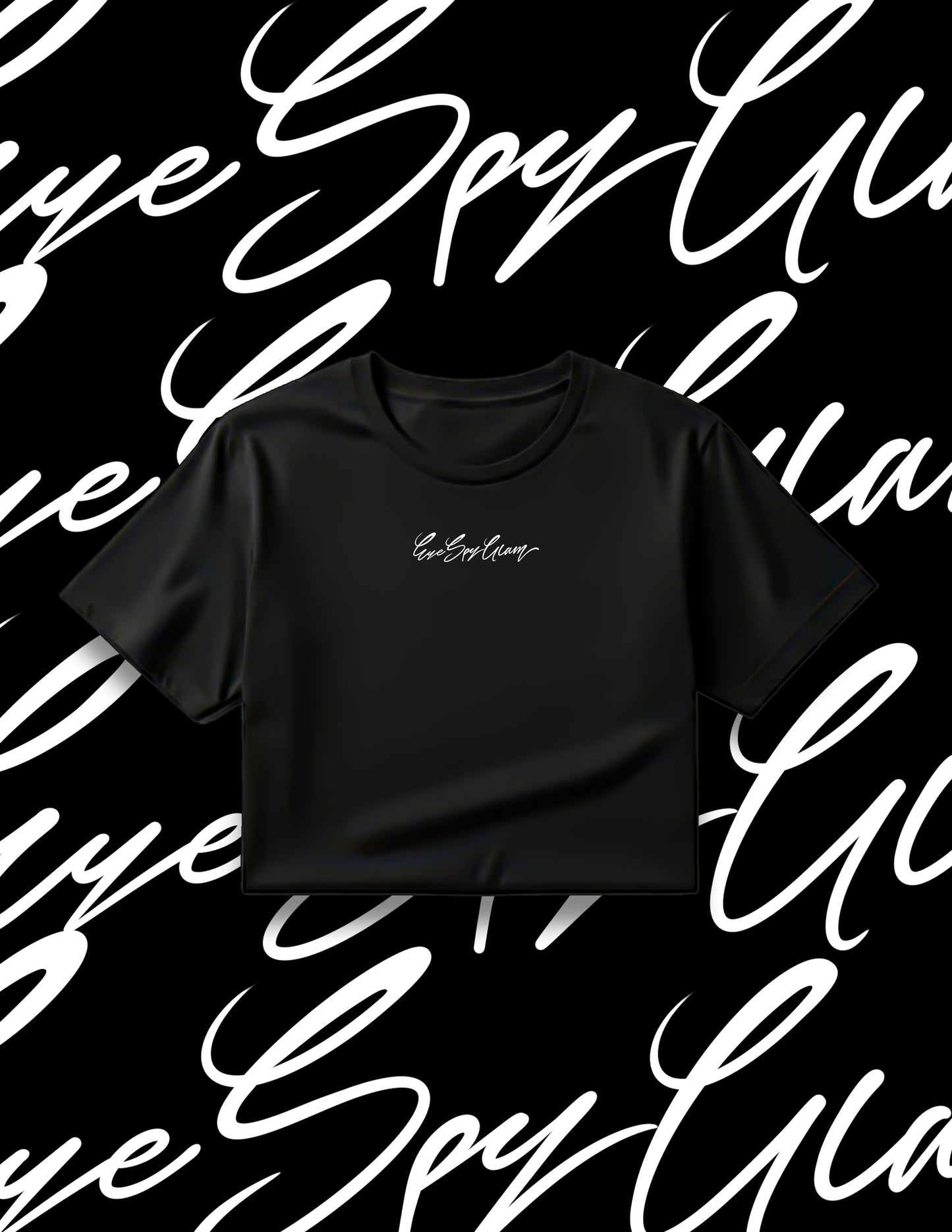 ESG cursive Crop tee